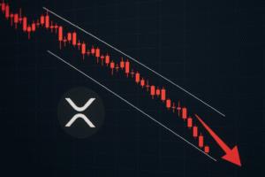 XRP weakens with bearish channel signalling further decline