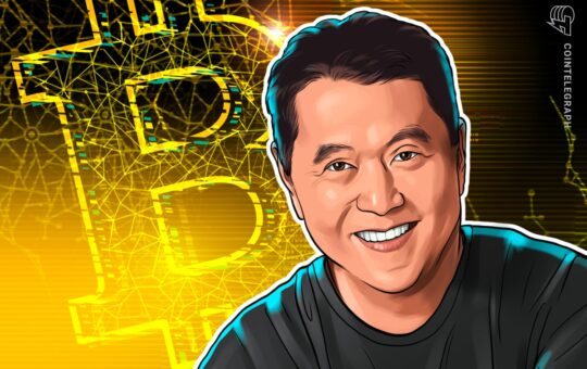 Kiyosaki Says Cash Crunch Driving Crash, Stays Bullish on BTC, Gold
